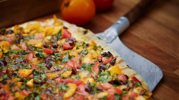 pizza apéro de jardin