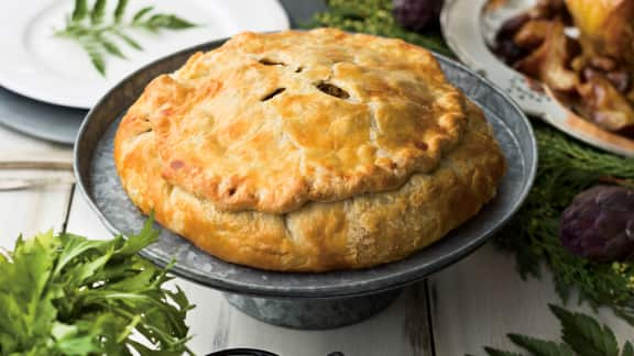 Tourtière porc et veau aux patates douces