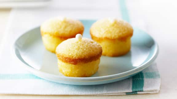 Mini-gâteaux mousseline au citron
