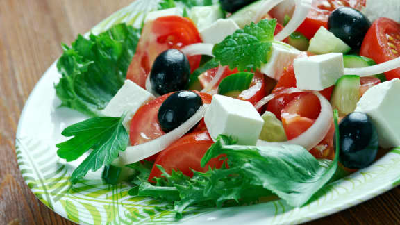 Salade grecque traditionnelle