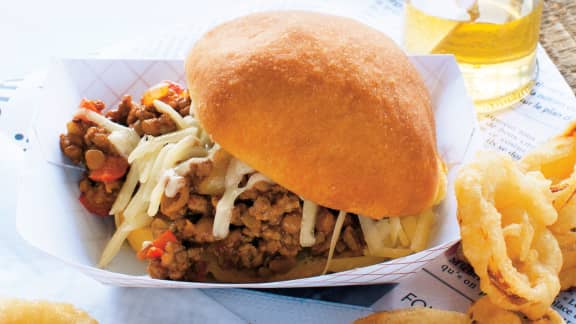 Sloppy joe au pain brioché