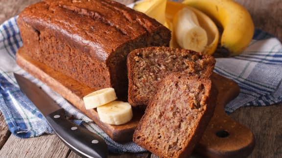 Gâteau grillé à la banane