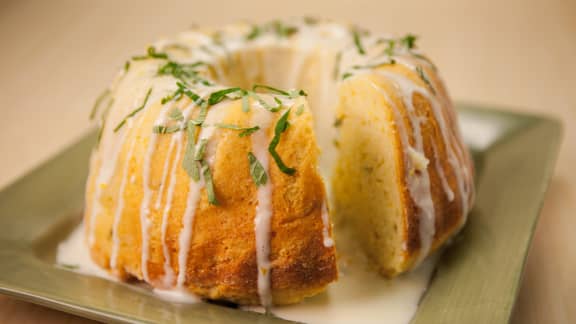 Gâteau à la crème sure et au pamplemousse