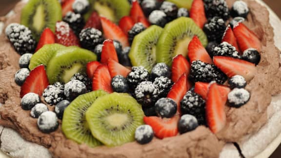 Pavlova au chocolat de Juliette