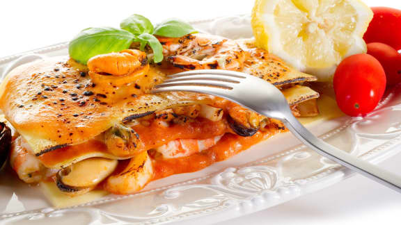Lasagne aux fruits de mer