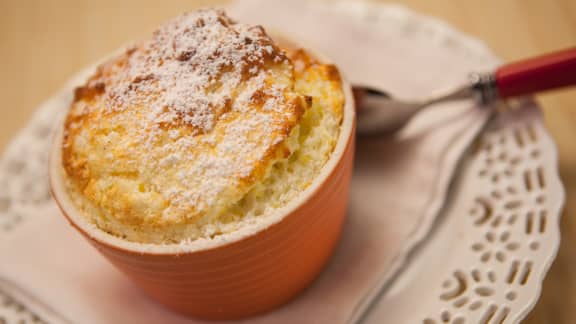 Soufflé à l’orange et à la poudre d’amande