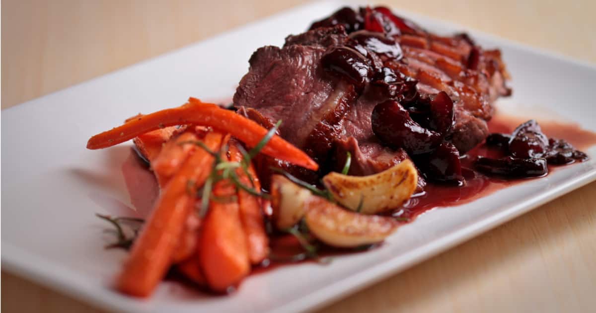 Magrets de canard aux cerises Zeste