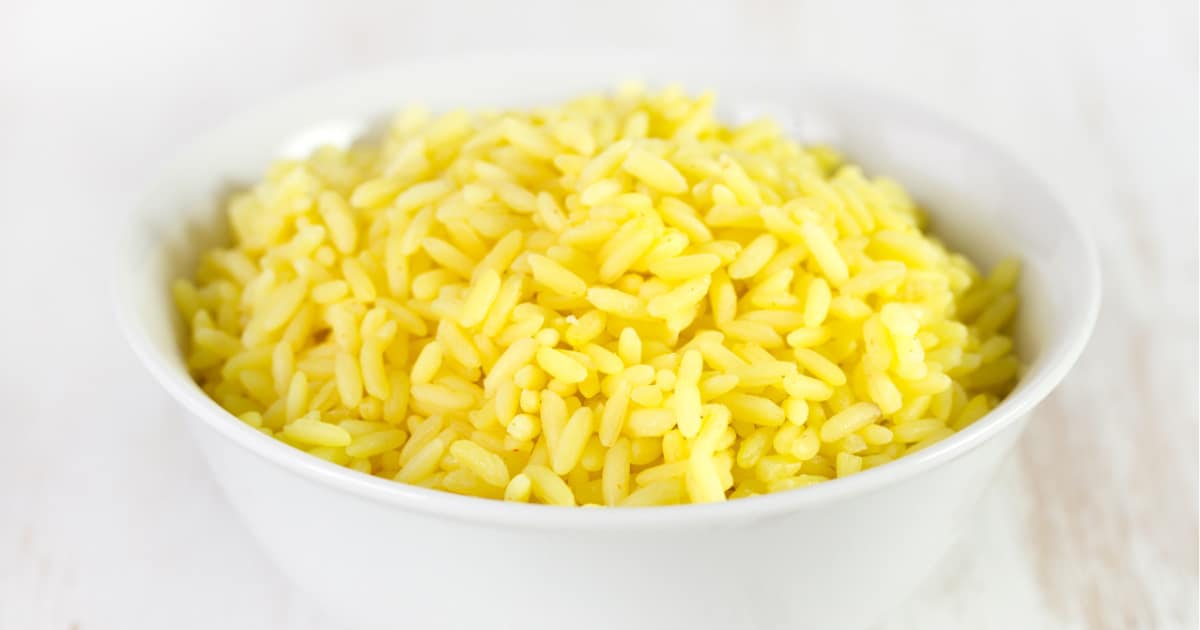 Le riz jaune