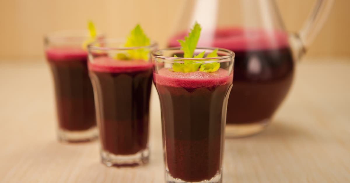 recette de jus de chou rouge