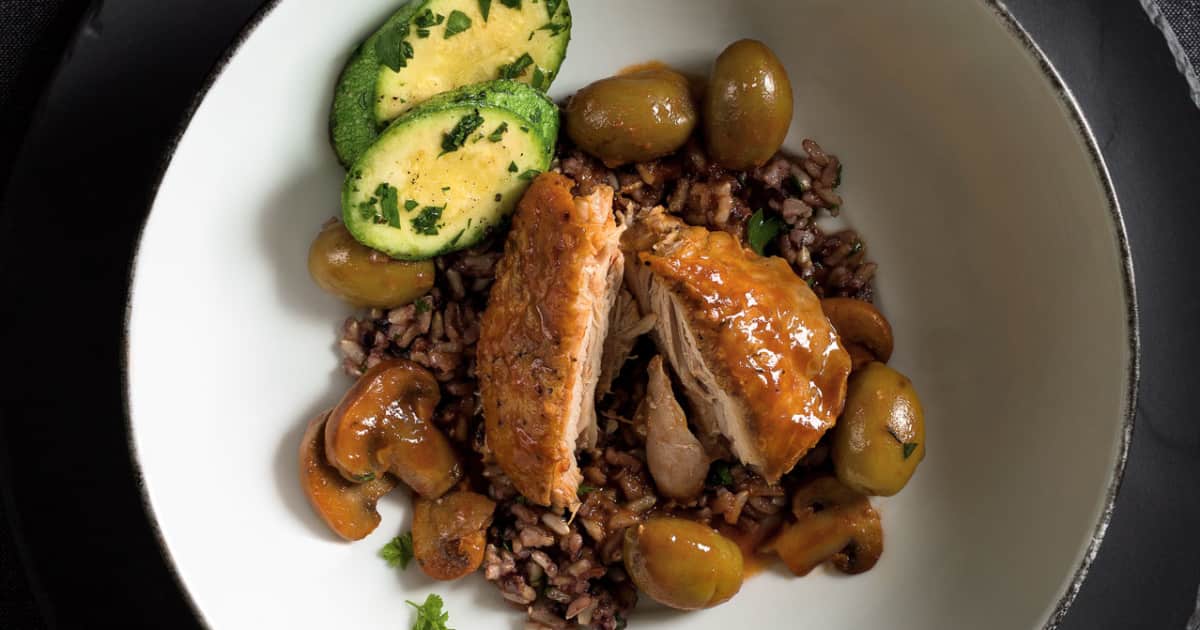 Poulet chasseur façon grandmère Zeste