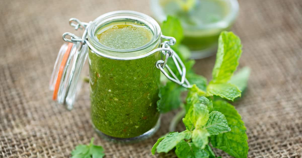Recette de sauce à la menthe Zeste