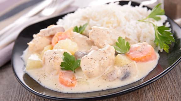 blanquette de veau à l'ancienne