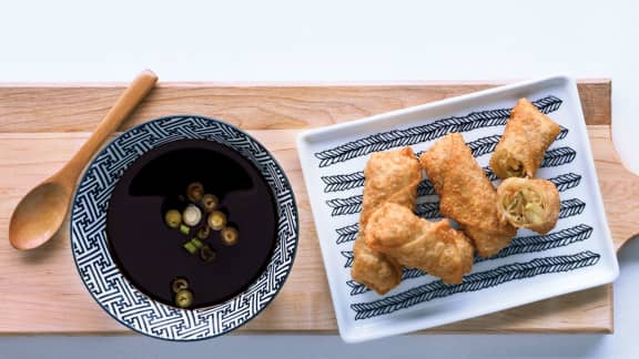 rouleaux impériaux végétariens au tofu de Janella