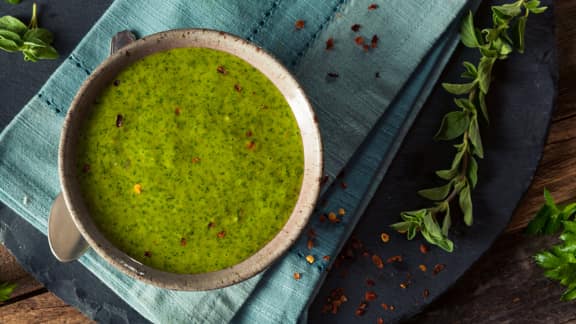 chimichurri aux trois herbes