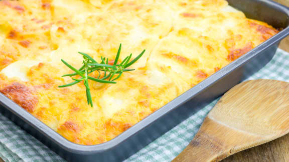 pâté de légumes gratiné au fromage