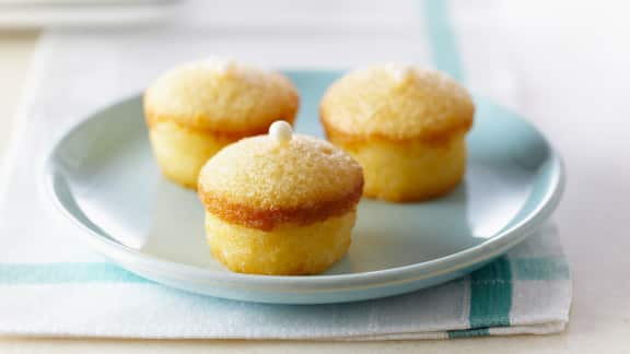 mini-gâteaux mousseline au citron