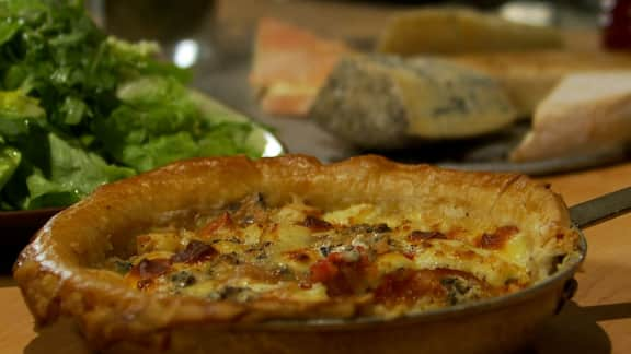 tarte aux tomates et fromages perdus