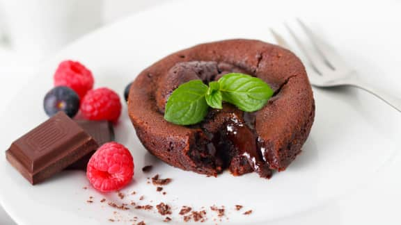 petits gâteaux fondants au chocolat