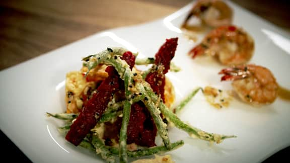 légumes tempura à la manière de Daniel Vézina