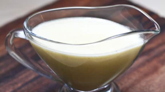 crème anglaise à la pistache