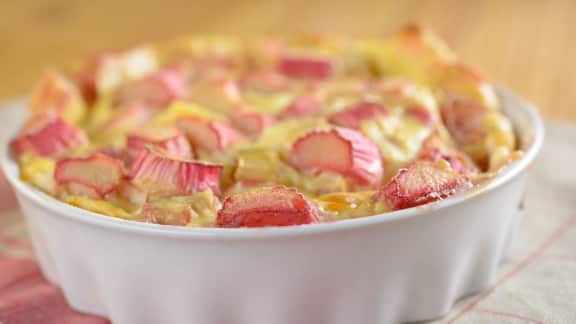 tartelettes à la rhubarbe