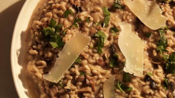 risotto aux champignons de Sabrina