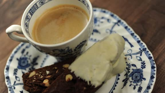 biscottis au chocolat aux amandes