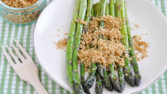 asperges rôties croustillantes