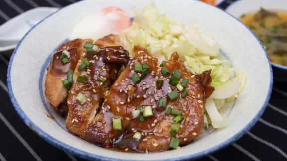hauts de cuisse de poulet teriyaki