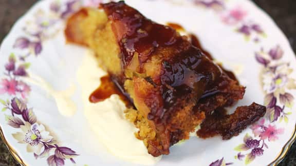gâteau aux pommes et aux épices