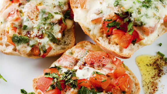 bruschettas au fromage