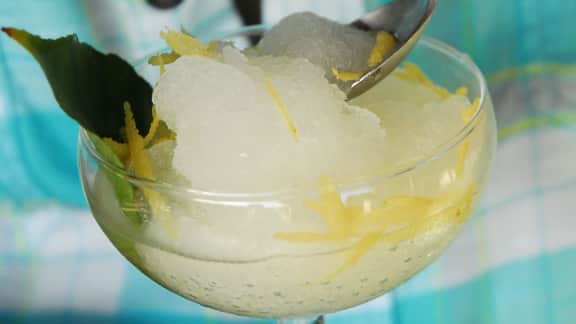 granité au citron