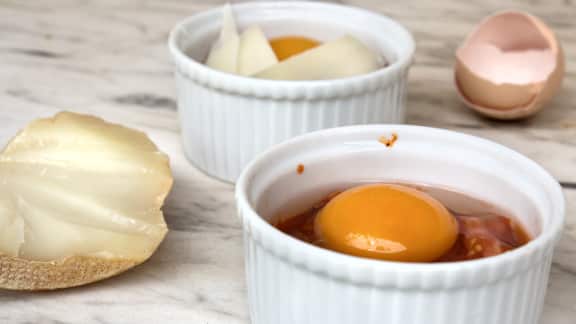 cocottes aux oeufs à la Bordelaise