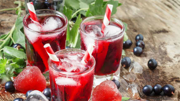 cocktail à la crème de cassis