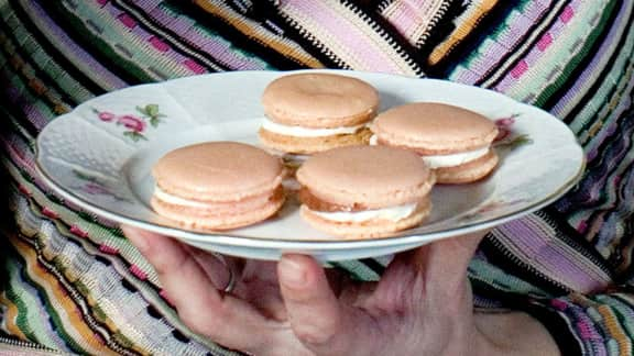 macarons aux azukis rouges