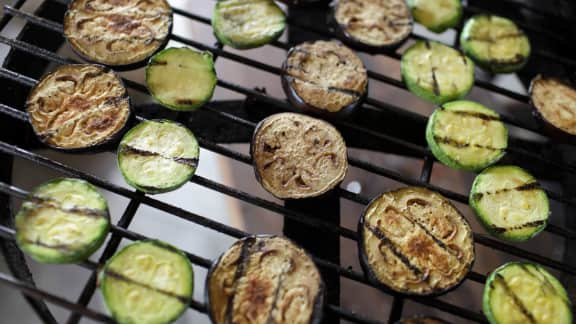 salade de courgettes grillées