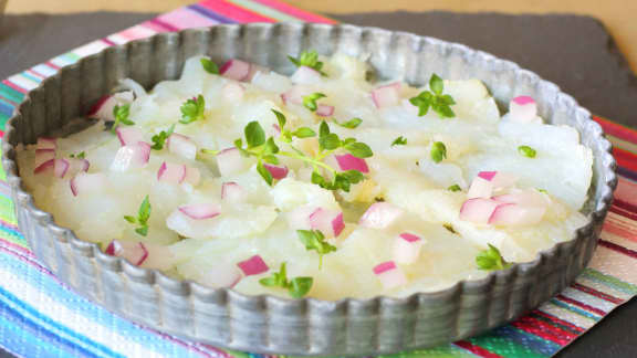 Ceviche de pétoncles aux agrumes