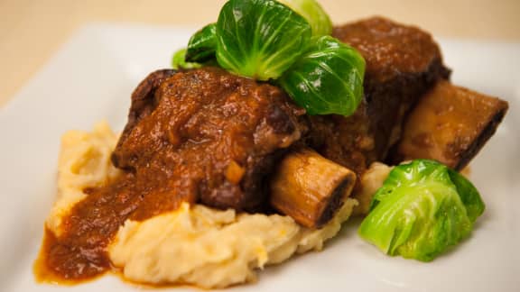 Short ribs de boeuf braisées