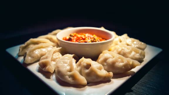 Momos au boeuf