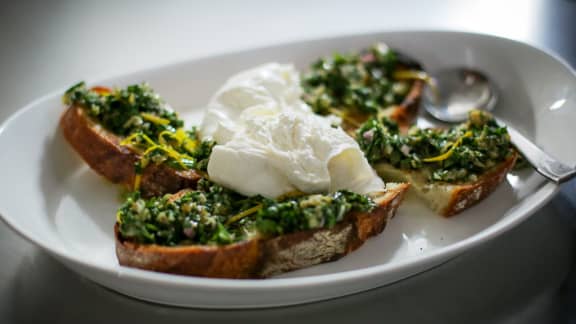 Burrata et gremolata