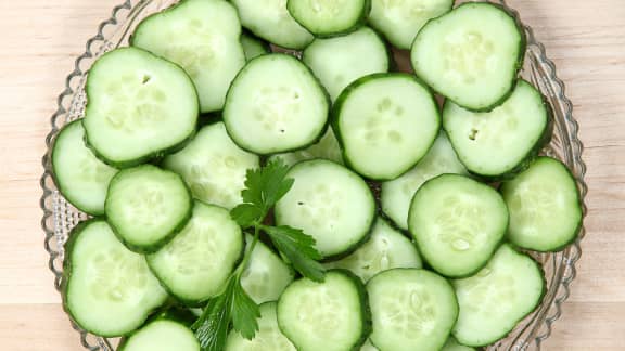Salade de concombre à la menthe