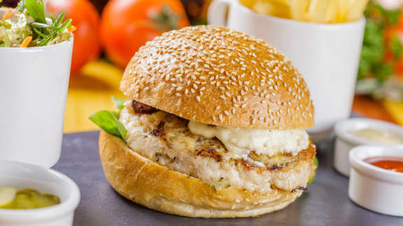 Lundi : Burger de dinde