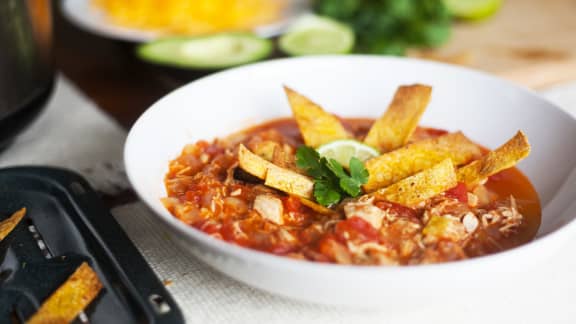 Soupe aux tortillas