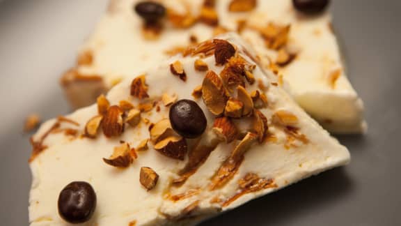 Semifreddo aux amandes et au café