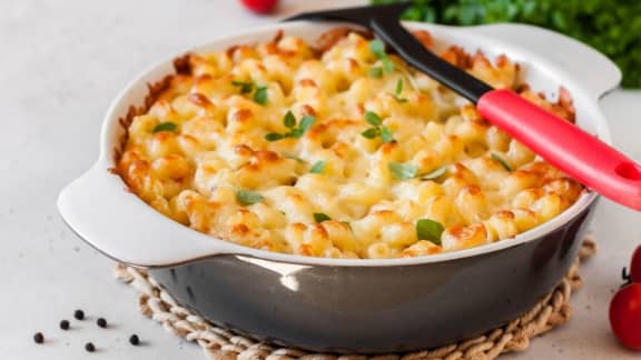 Macaroni à la viande et jalapeños