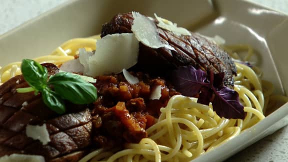 Spaghettis à la bolognaise