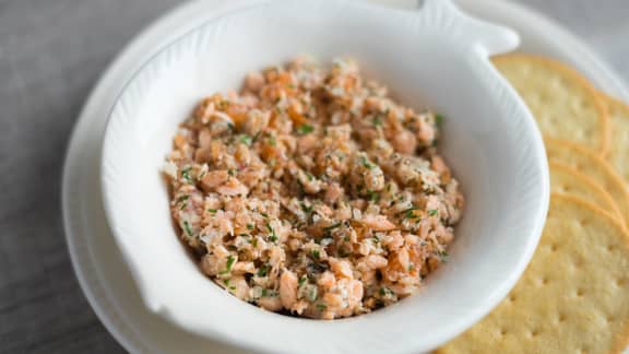 Rillette de saumon de Manu Feildel
