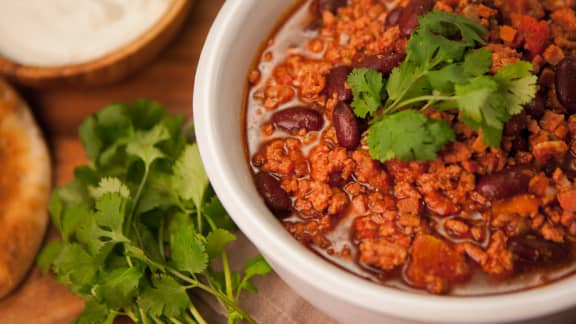 Chili con carne de chorizo