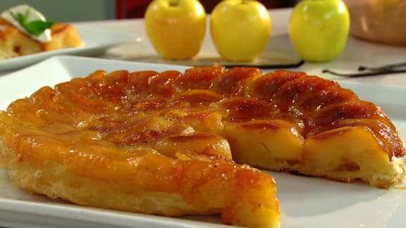 Tarte Tatin au caramel vanillé de Tahiti