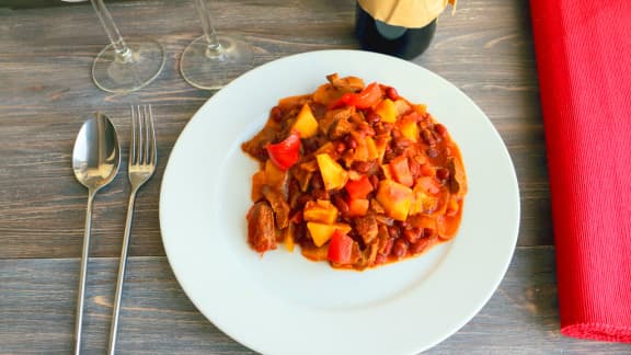 Rosbif au jus de tomate